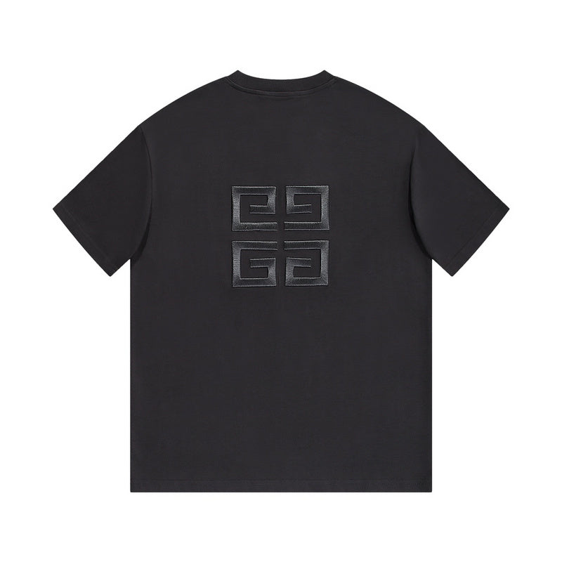 Side profile of Givenchy luxury clothing with signature branding