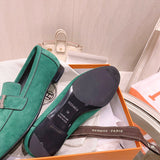 Hermes shoes Style 261 - top view showing design