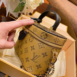Close-up detail of elevated everyday-luxe women's handbag – women's statement bag