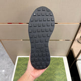 Gucci bold contrast luxury sneakers view 4 minimalist modern build
