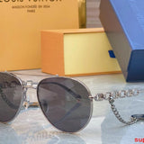 Lifestyle view of Louis Vuitton unisex sunglasses