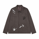 Side profile of Louis Vuitton luxury clothing with contemporary cut