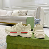 Gucci muted earth tones luxury sneakers view 7 cushioned comfort fit