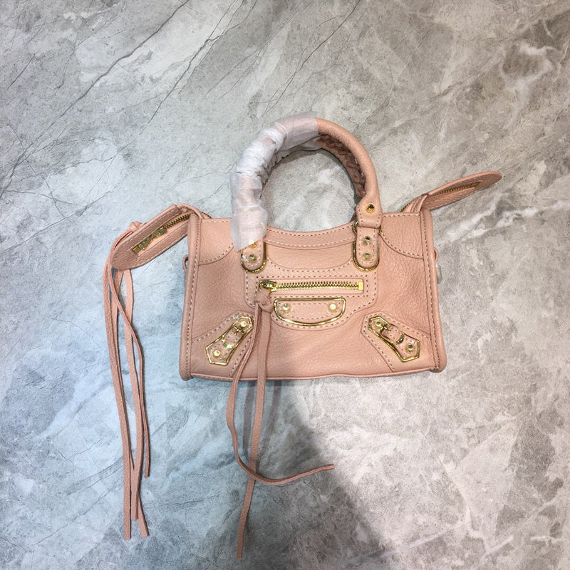 Statement Vegan Leather Handbag - Refined Silhouette | Women's Everyday Carry Handbag #700 - back view (image 4) of designer-inspired handbag