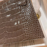 Close-up detail of understated bag design
