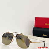 Angled view of Cartier unisex sunglasses