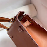 Close-up detail of sleek bag design