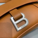 Timeless Vegan Leather Handbag - Signature Hardware Accents | Women's Statement Accessory #517 - interior view (image 6) of designer-inspired handbag