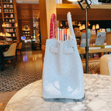 Interior view of chic premium bag