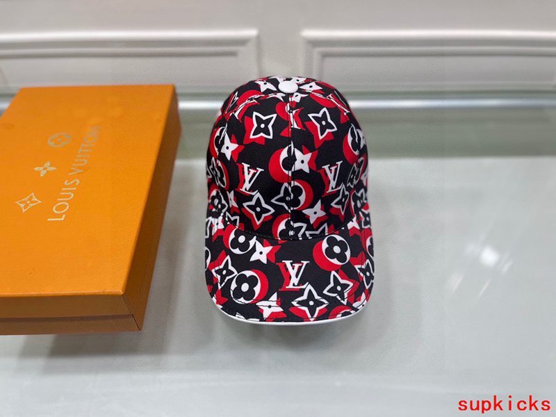 Close-up detail view of Louis Vuitton unisex cap