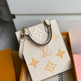 Close-up detail of signature modern women's handbag – women's statement bag