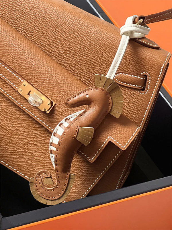 Close-up detail of sculpted bag design