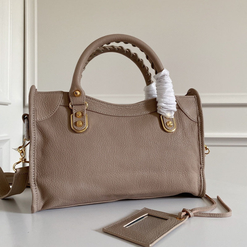 Zivas Charm Polished Finish Fashion Handbag (Refined Modern Silhouette) – Full Silhouette