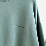 Close-up of Balenciaga designer clothing craftsmanship