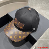 Close-up detail view of Louis Vuitton unisex cap