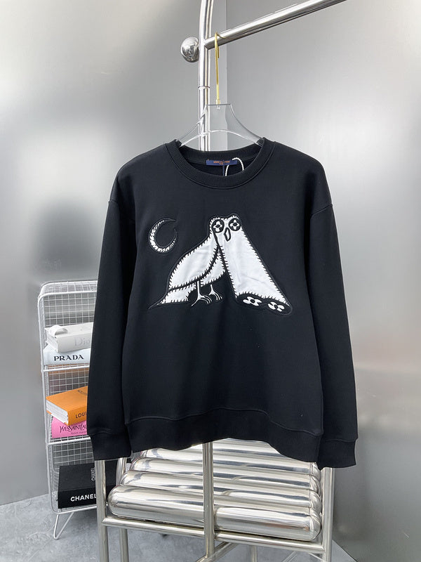 Back view of Louis Vuitton luxury clothing with streetwear-inspired cut