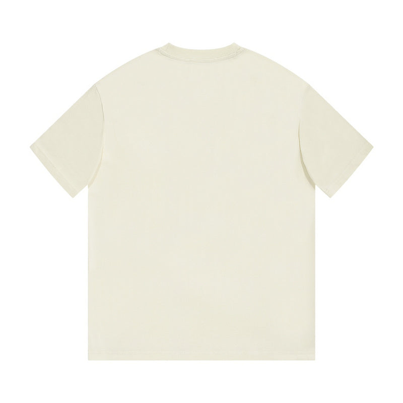 Side profile of Louis Vuitton cotton t-shirt with contemporary cut