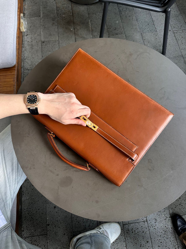 Close-up detail of contemporary bag design