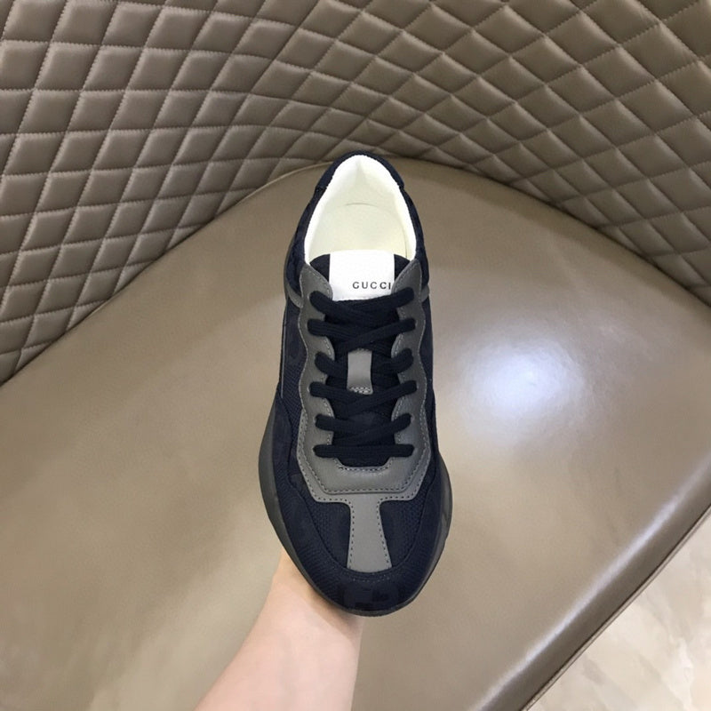 Gucci muted earth tones luxury sneakers view 4 cushioned comfort fit