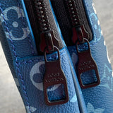  crossbody bag close-up of hardware and finish