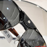 Close-up detail view of Cartier unisex sunglasses