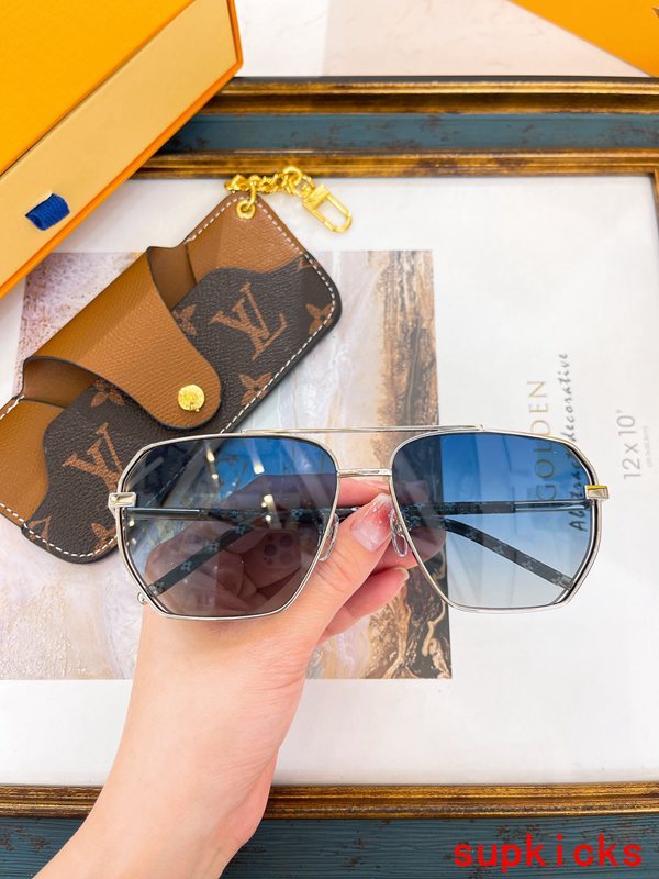Side view of Louis Vuitton unisex sunglasses