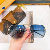 Side view of Louis Vuitton unisex sunglasses