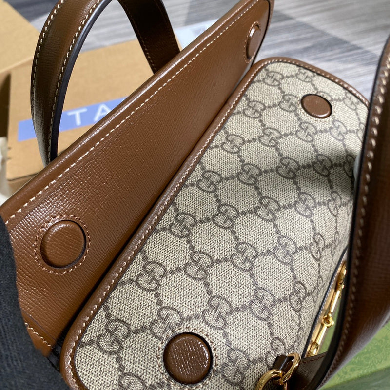 Close-up detail of statement chic women's handbag – women's statement bag