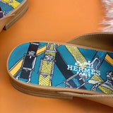 Hermès Black Loafer Flats - Back View