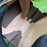 Close-up detail of modern statement women's handbag – women's luxury handbag