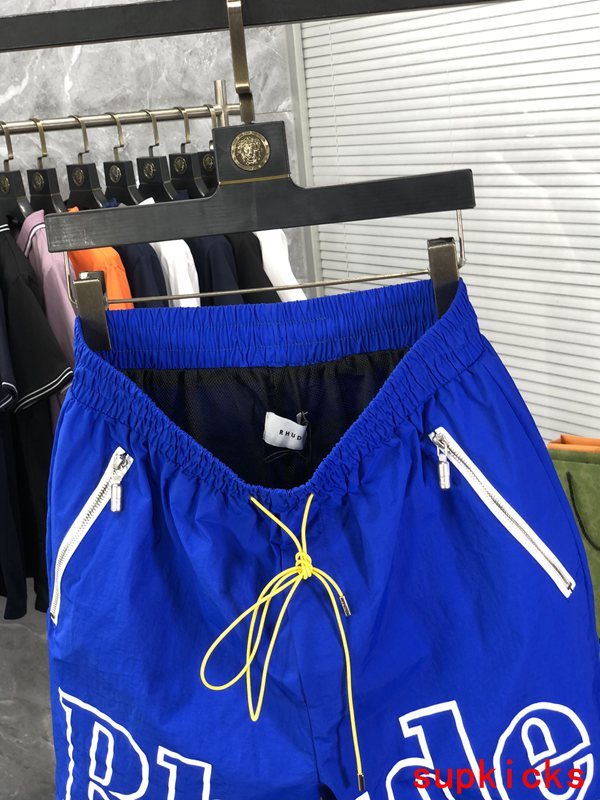 Back view of Rhude luxury clothing with logo-detail design