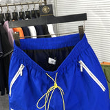 Back view of Rhude luxury clothing with logo-detail design