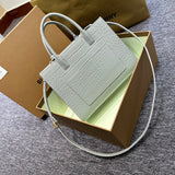 Sophisticated Premium PU Leather Handbag - Signature Hardware Accents | Women's Designer-Inspired Purse #1081 - back view (image 4) of designer-inspired handbag