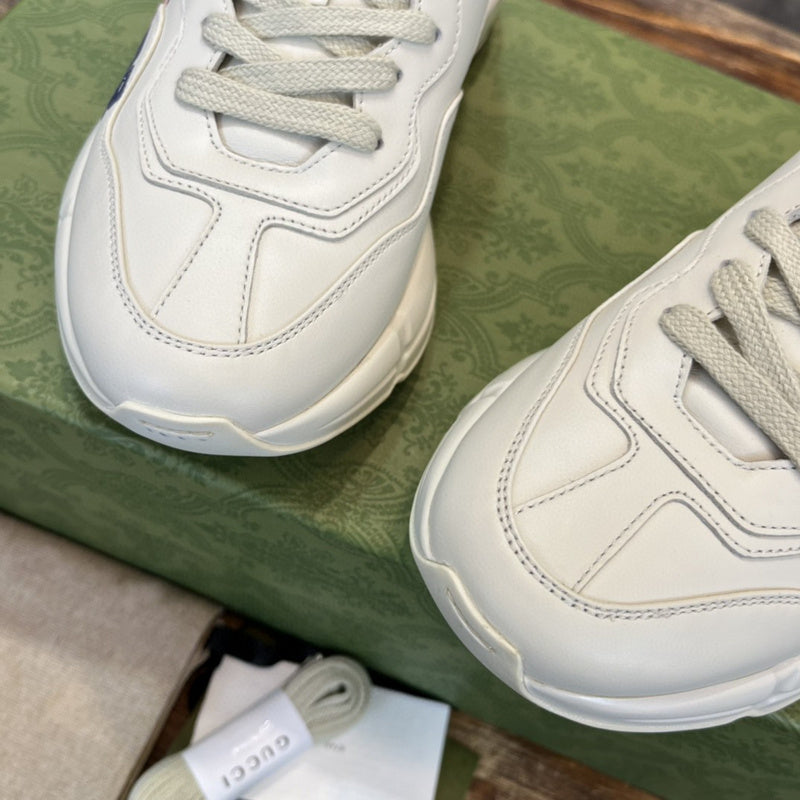 Gucci classic monochrome luxury sneakers view 5 everyday casual design