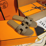 Hermes sandals Style 095 - close-up of elevated everyday design