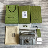Front view of sleek structured women's handbag – women's luxury handbag