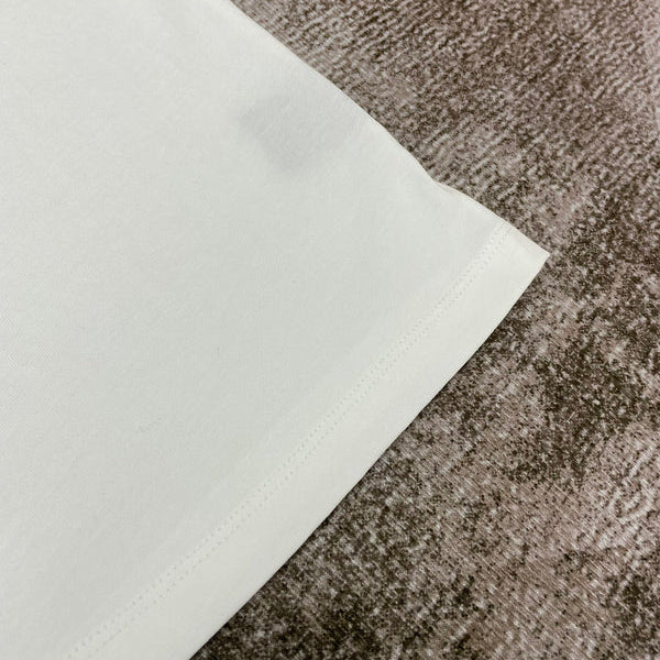 Close-up of Amiri t-shirt craftsmanship