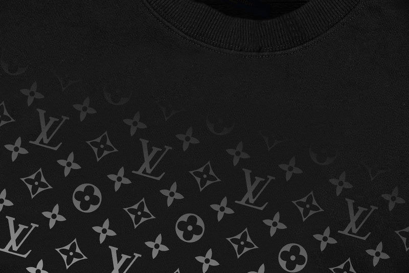 Flat lay presentation of Louis Vuitton luxury clothing with everyday silhouette