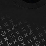 Flat lay presentation of Louis Vuitton luxury clothing with everyday silhouette