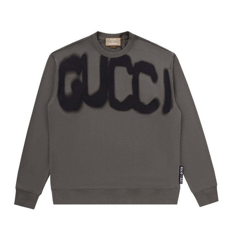 Front view of Gucci luxury clothing with tailored silhouette