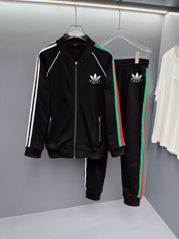 Back view of Gucci luxury clothing with logo-detail design