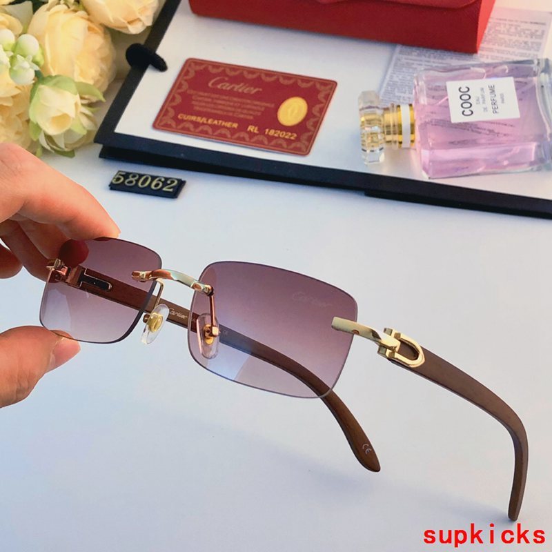 Full view of Cartier unisex sunglasses