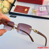 Full view of Cartier unisex sunglasses