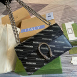 Front view of chic signature women's handbag – women's premium purse