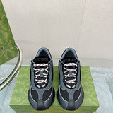 Gucci all-black luxury sneakers view 11 low-top design