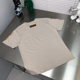 Front view of Louis Vuitton cotton t-shirt with logo-detail design