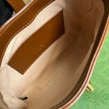 Close-up detail of statement structured women's handbag – women's premium purse