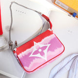 Side profile of structured elevated women's handbag – women's luxury accessory