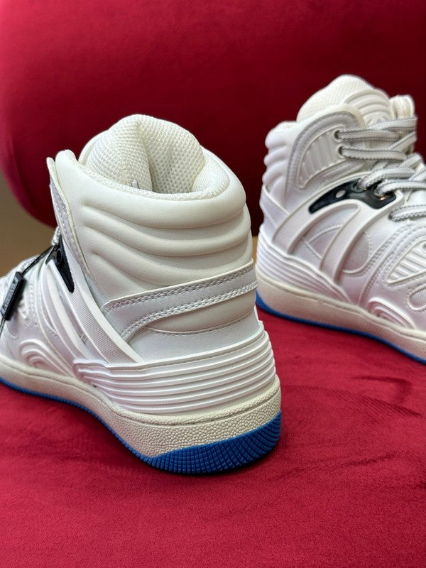 Gucci sneakers detailed view showing premium designer craftsmanship