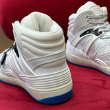 Gucci sneakers detailed view showing premium designer craftsmanship